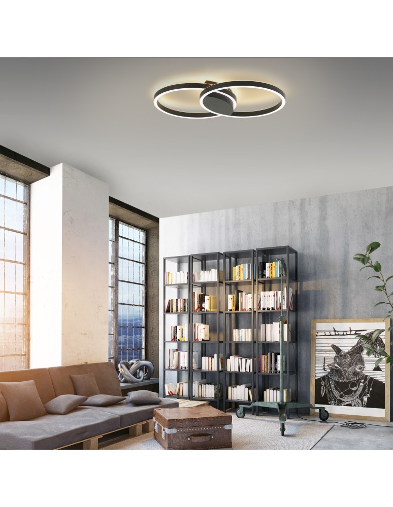 Paul Neuhaus Q-Marko Lampa Sufitowa Czarny 6145-18
