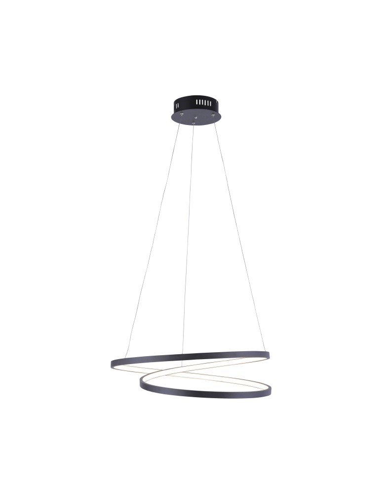 Paul Neuhaus Roman Lampa Wisząca Czarny 2472-18