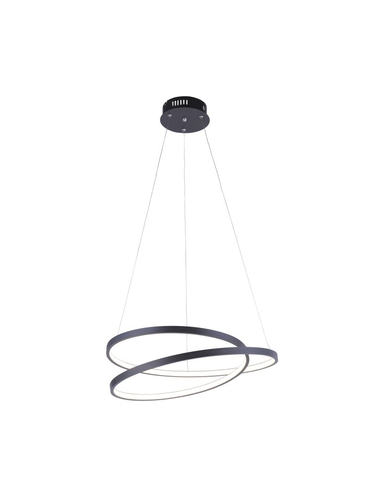Paul Neuhaus Roman Lampa Wisząca Czarny 2472-18