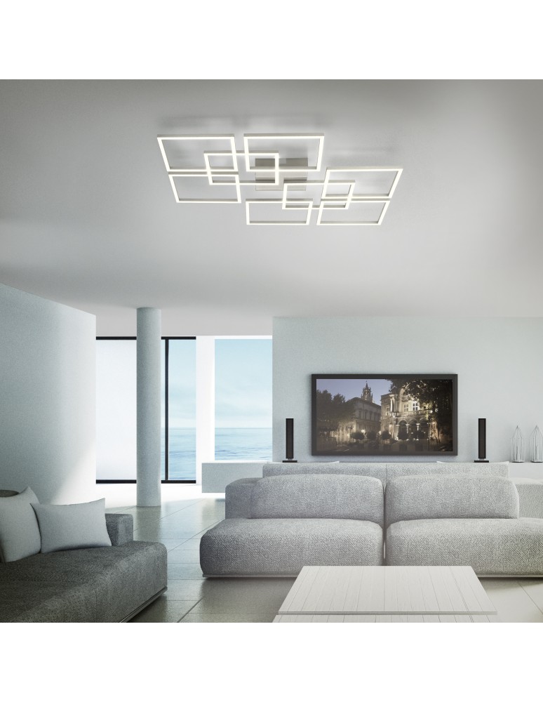 Paul Neuhaus Q-Inigo Lampa Sufitowa Stalowy 6015-55