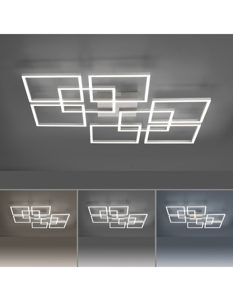 Paul Neuhaus Q-Inigo Lampa Sufitowa Stalowy 6015-55