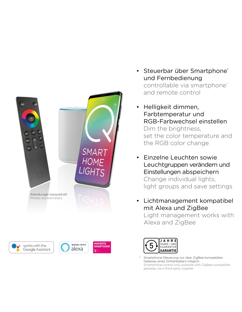 Paul Neuhaus Q-Arian Lampa Wisząca Antracyt 2569-13