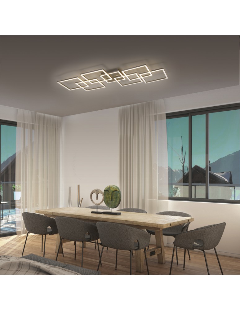 Paul Neuhaus Q-Inigo Lampa Sufitowa Stalowy 6014-55