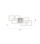 Paul Neuhaus Q-Inigo Lampa Sufitowa Stalowy 6014-55