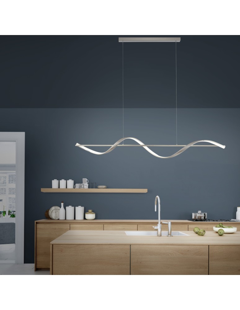 Paul Neuhaus Q-Swing Lampa Wisząca Srebrny 2385-55