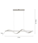 Paul Neuhaus Q-Swing Lampa Wisząca Srebrny 2385-55