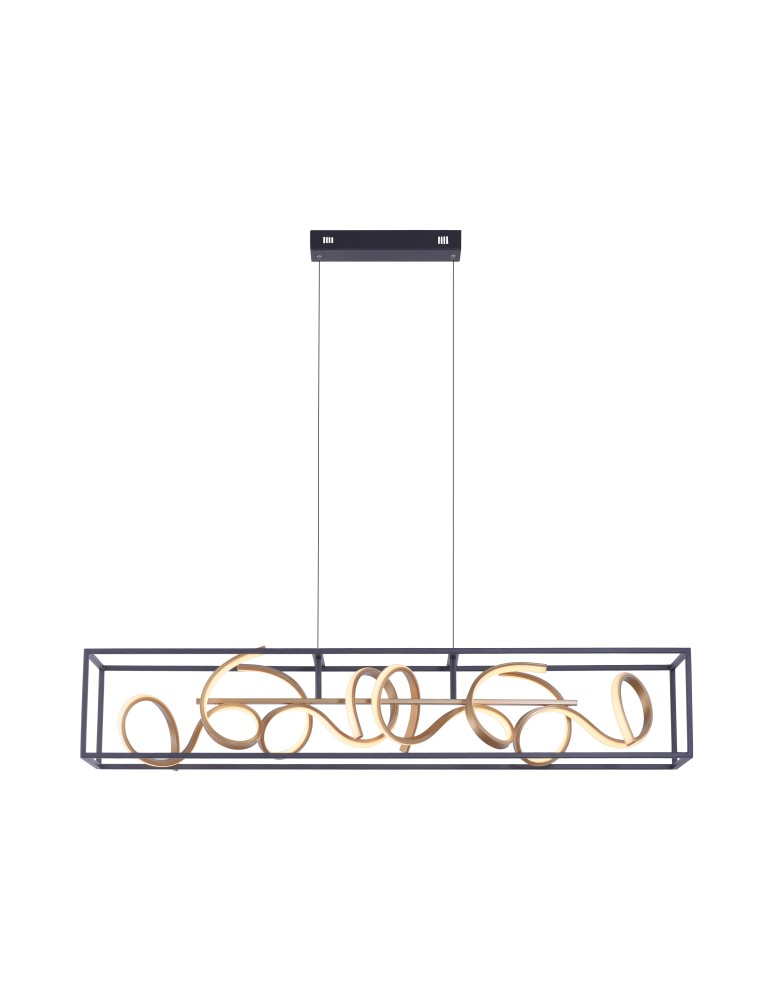 Paul Neuhaus Selina Lampa Wisząca Czarny/Złoty 2416-18