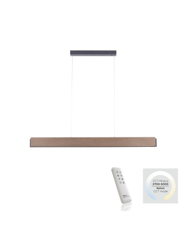 Paul Neuhaus Palma Lampa Wisząca Drewno/Czarny 2465-79 - product 2