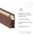 Paul Neuhaus Palma Lampa Wisząca Drewno/Czarny 2465-79