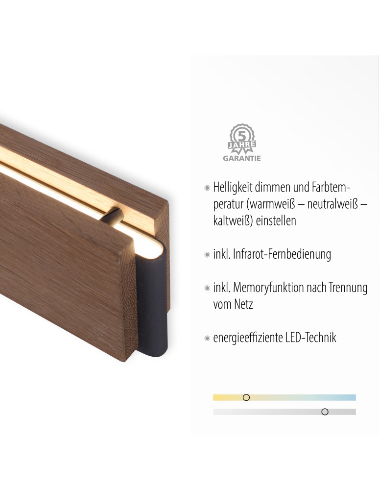Paul Neuhaus Palma Lampa Wisząca Drewno/Czarny 2465-79