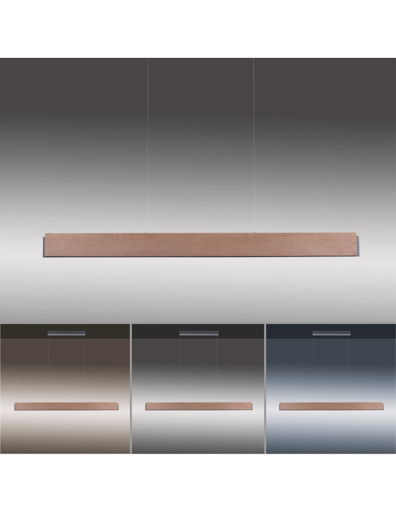 Paul Neuhaus Palma Lampa Wisząca Drewno/Czarny 2465-79