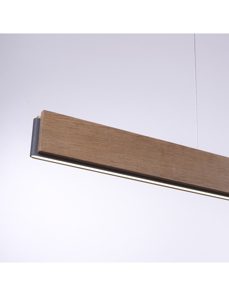 Paul Neuhaus Palma Lampa Wisząca Drewno/Czarny 2465-79