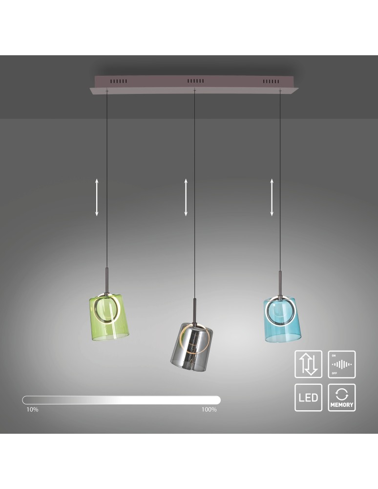 Paul Neuhaus Zula Lampa Wisząca Multikolor 2542-70