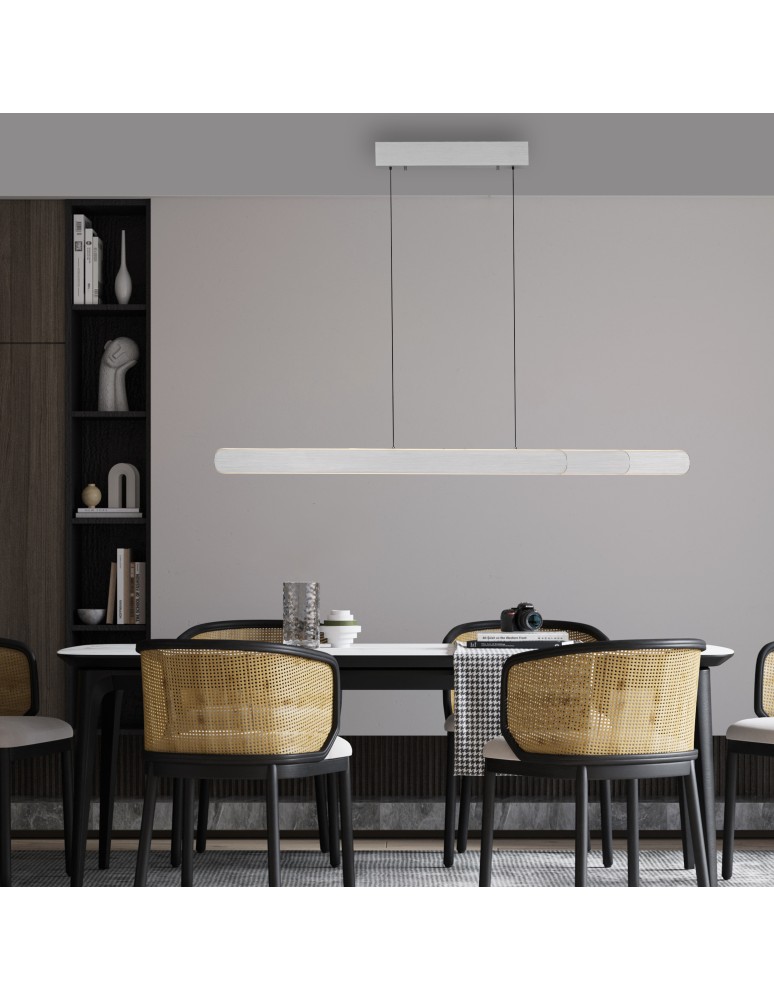 Paul Neuhaus Adriana Round Lampa Wisząca Aluminium 2577-95