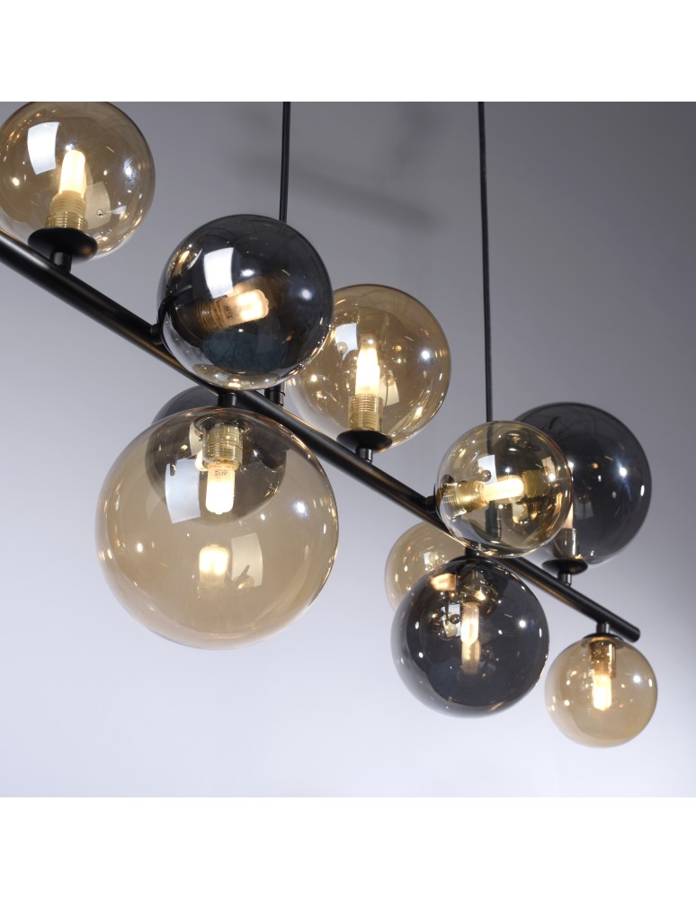 Paul Neuhaus Popsicle Lampa Wisząca Smoky/Bursztyn 2583-18