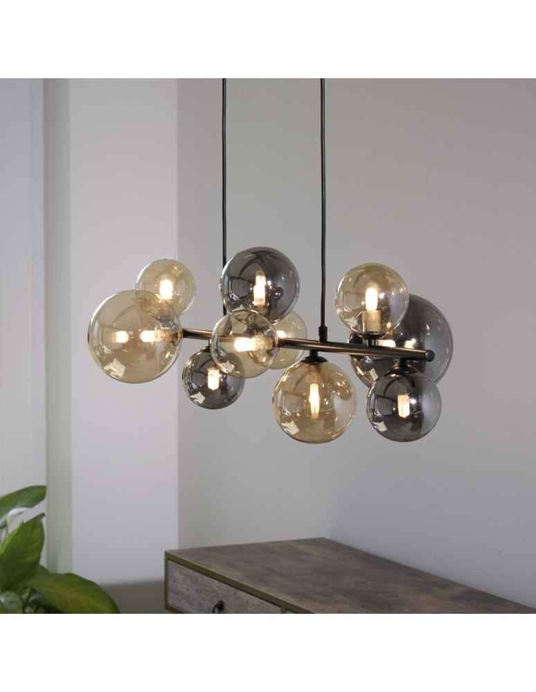Paul Neuhaus Popsicle Lampa Wisząca Smoky/Bursztyn 2583-18