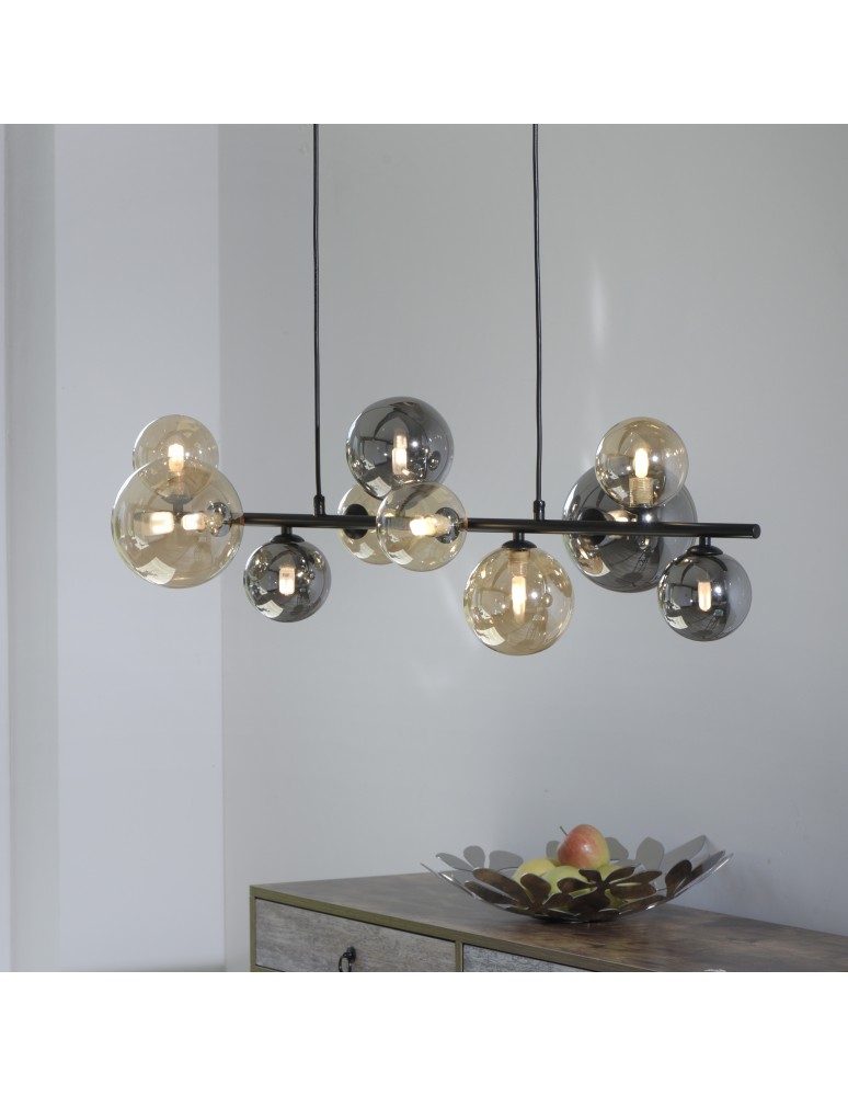 Paul Neuhaus Popsicle Lampa Wisząca Smoky/Bursztyn 2583-18