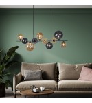 Paul Neuhaus Popsicle Lampa Wisząca Smoky/Bursztyn 2583-18
