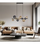 Paul Neuhaus Popsicle Lampa Wisząca Smoky/Bursztyn 2583-18