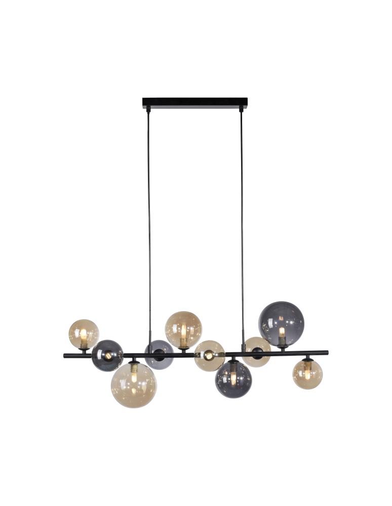 Paul Neuhaus Popsicle Lampa Wisząca Smoky/Bursztyn 2583-18