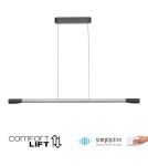 Paul Neuhaus Hoop Lampa Wisząca Aluminium/Antracyt 2732-33
