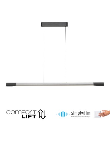 Paul Neuhaus Hoop Lampa Wisząca Aluminium/Antracyt 2732-33 - product 2