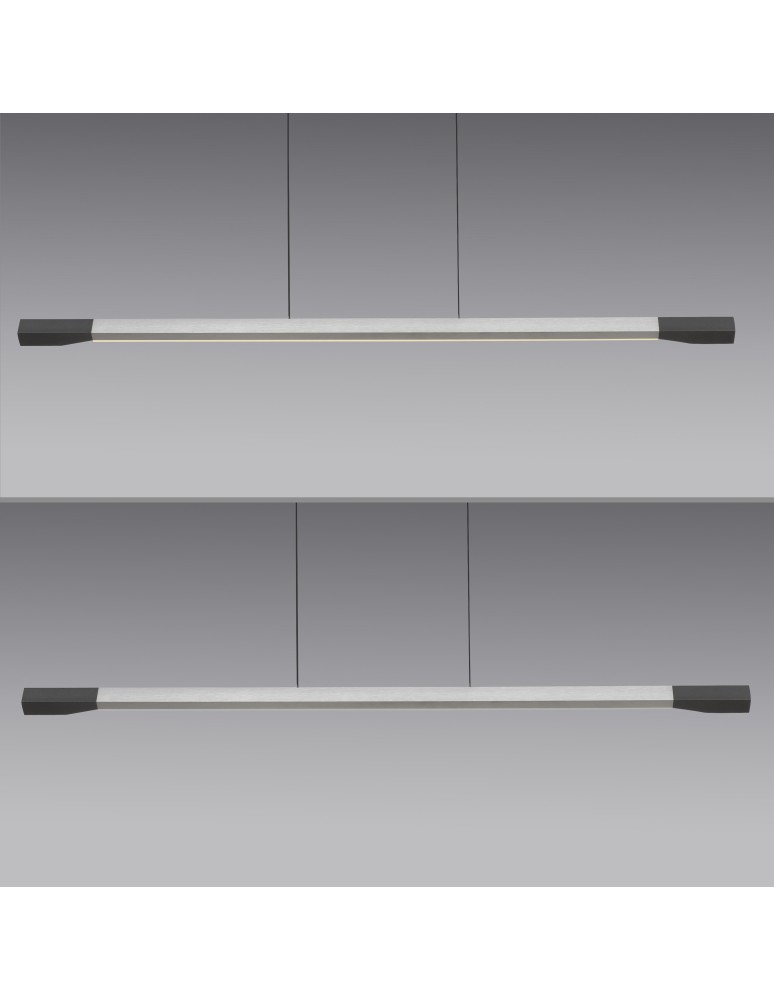 Paul Neuhaus Hoop Lampa Wisząca Aluminium/Antracyt 2732-33