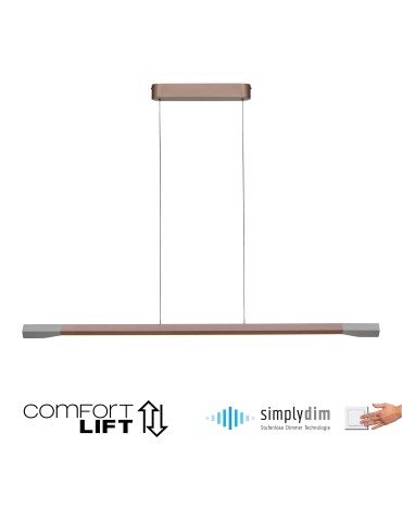 Paul Neuhaus Hoop Lampa Wisząca Kawowy 2732-36 - product 2