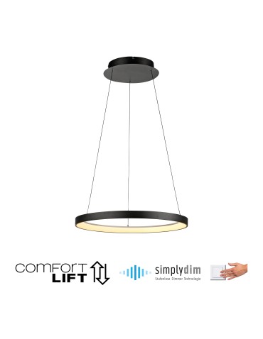 Paul Neuhaus Hoop Lampa Wisząca Czarny 2851-18 - product 2