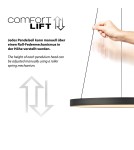 Paul Neuhaus Hoop Lampa Wisząca Czarny 2851-18