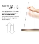 Paul Neuhaus Hoop Lampa Wisząca Kawowy 2851-36