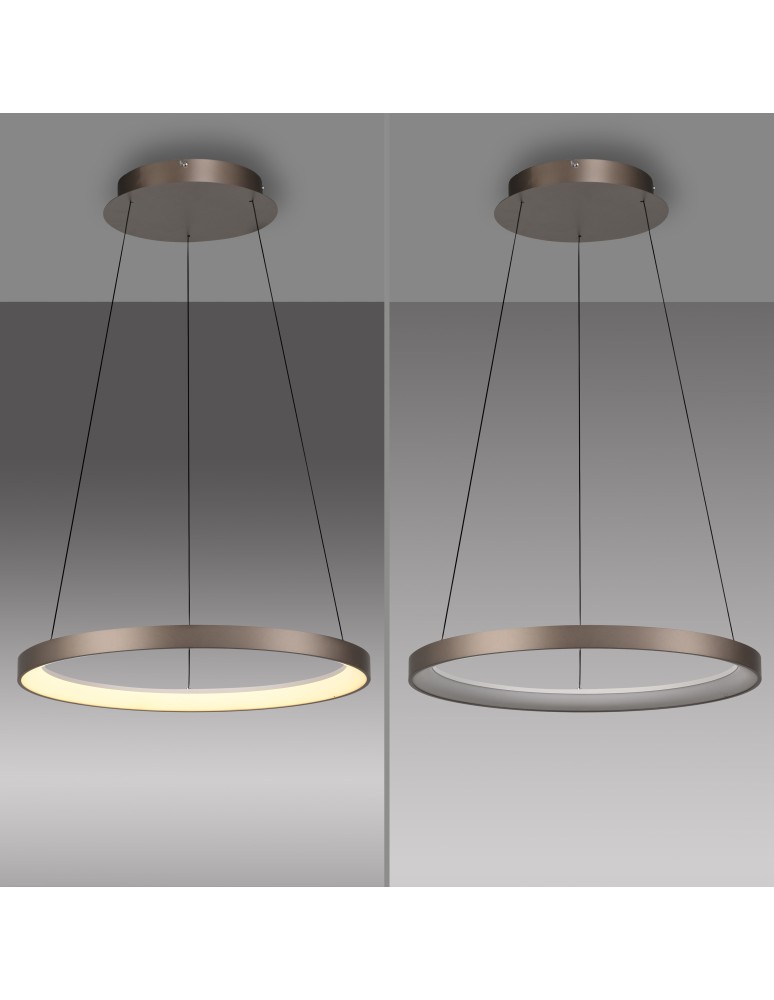 Paul Neuhaus Hoop Lampa Wisząca Kawowy 2851-36
