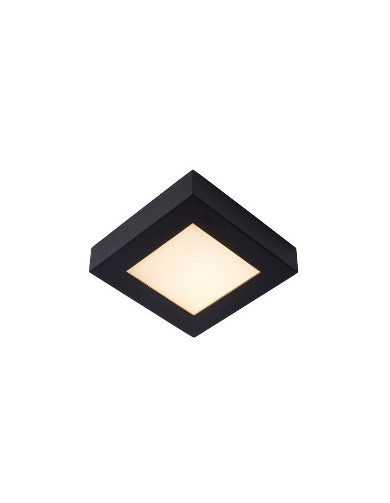 Square plafonds - Lucide BRICE-LED LED Ceiling Black 28117/17/30 - product kolory-swiatla.pl 1