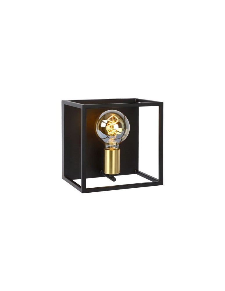 Wall lamps - Lucide RUBEN Wall mounted 1xE27 satin black brass 00224/01/30 - product kolory-swiatla.pl 1