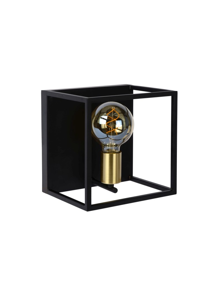 Wall lamps - Lucide RUBEN Wall mounted 1xE27 satin black brass 00224/01/30 - product kolory-swiatla.pl 3
