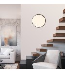 Paul Neuhaus Q-Bila Lampa Sufitowa Czarny/Drewno 6071-18