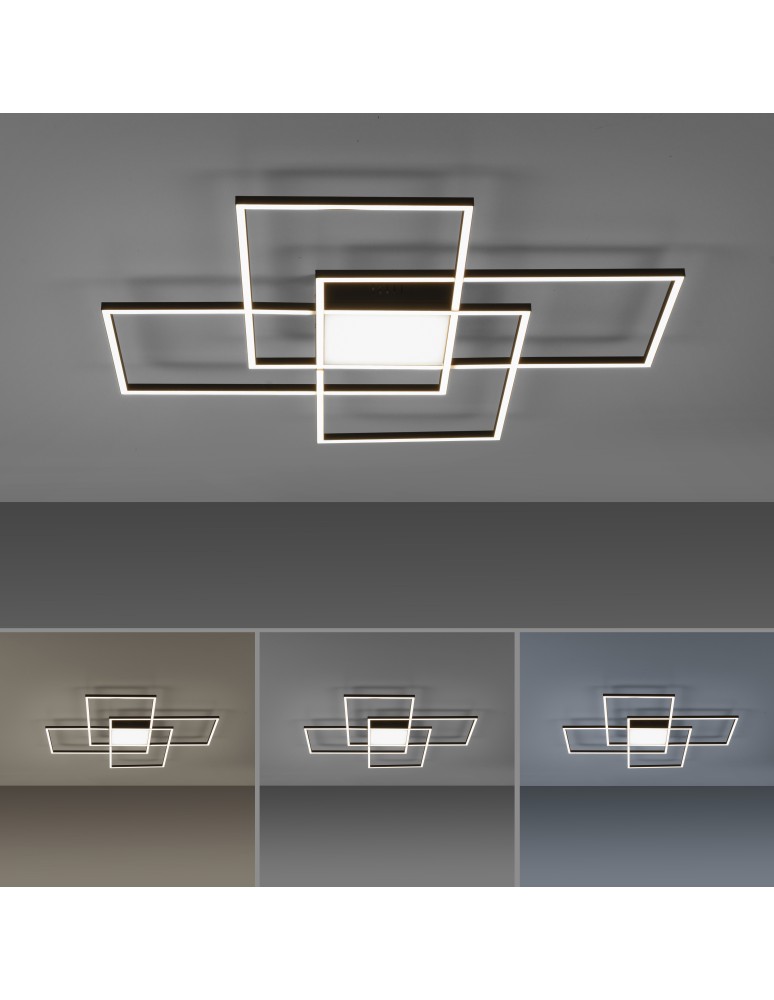 Paul Neuhaus Q-Asmin Lampa Sufitowa Czarny 6073-18