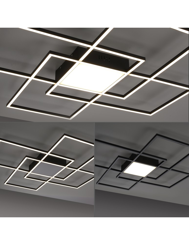 Paul Neuhaus Q-Asmin Lampa Sufitowa Czarny 6073-18