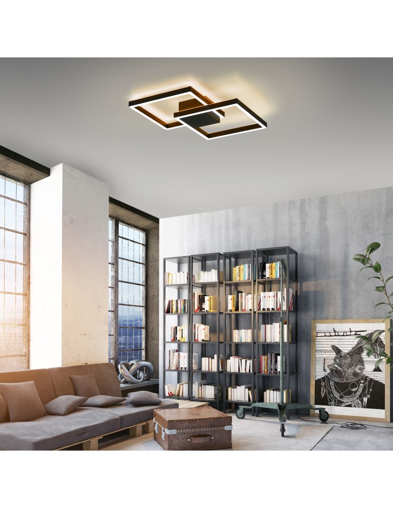 Paul Neuhaus Q-Marko Lampa Sufitowa Czarny 6144-18
