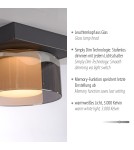 Paul Neuhaus Rika Lampa Sufitowa Czarny 6162-18