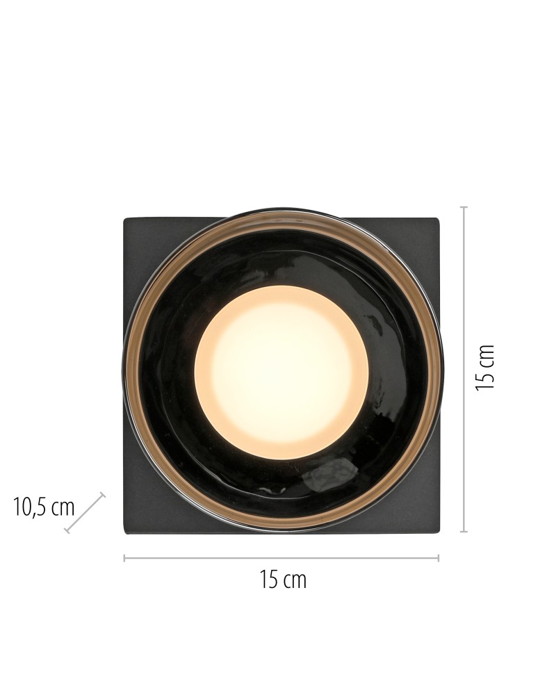 Paul Neuhaus Rika Lampa Sufitowa Czarny 6162-18