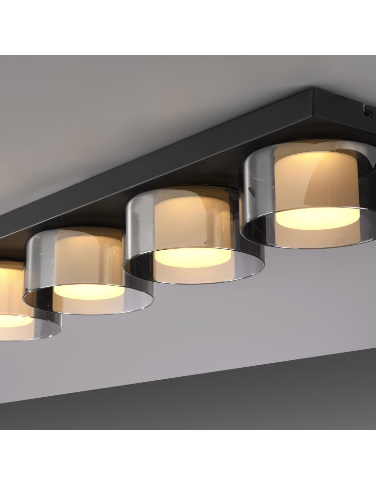 Paul Neuhaus Rika Lampa Sufitowa Czarny 6164-18