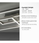 Paul Neuhaus Paan Lampa Sufitowa Srebrny 6232-55