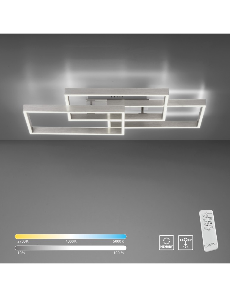 Paul Neuhaus Paan Lampa Sufitowa Srebrny 6232-55