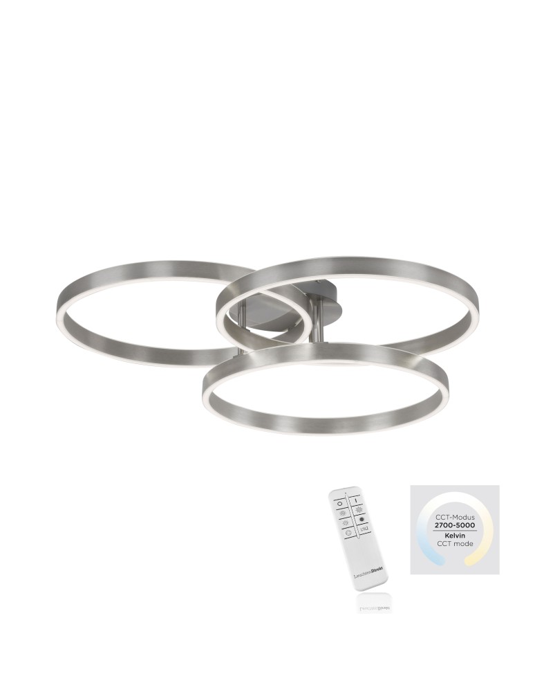 Paul Neuhaus Paan Lampa Sufitowa Srebrny 6233-55