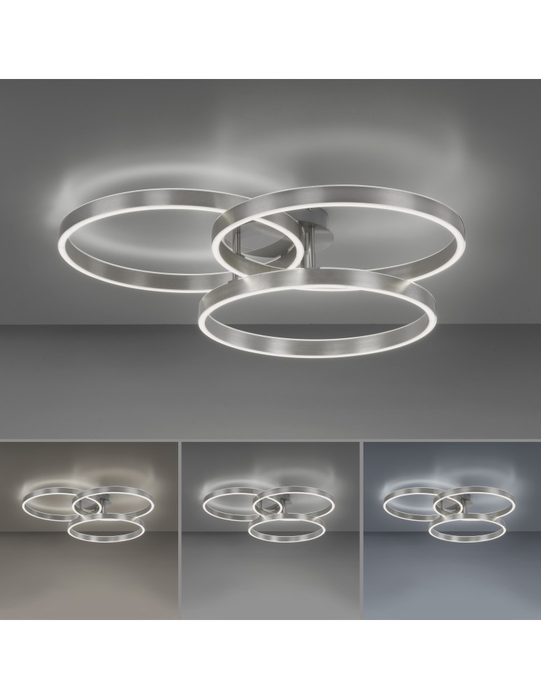 Paul Neuhaus Paan Lampa Sufitowa Srebrny 6233-55
