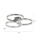 Paul Neuhaus Paan Lampa Sufitowa Srebrny 6233-55
