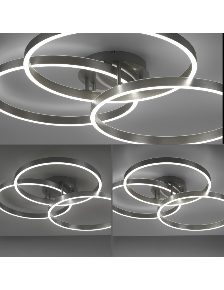 Paul Neuhaus Paan Lampa Sufitowa Srebrny 6233-55