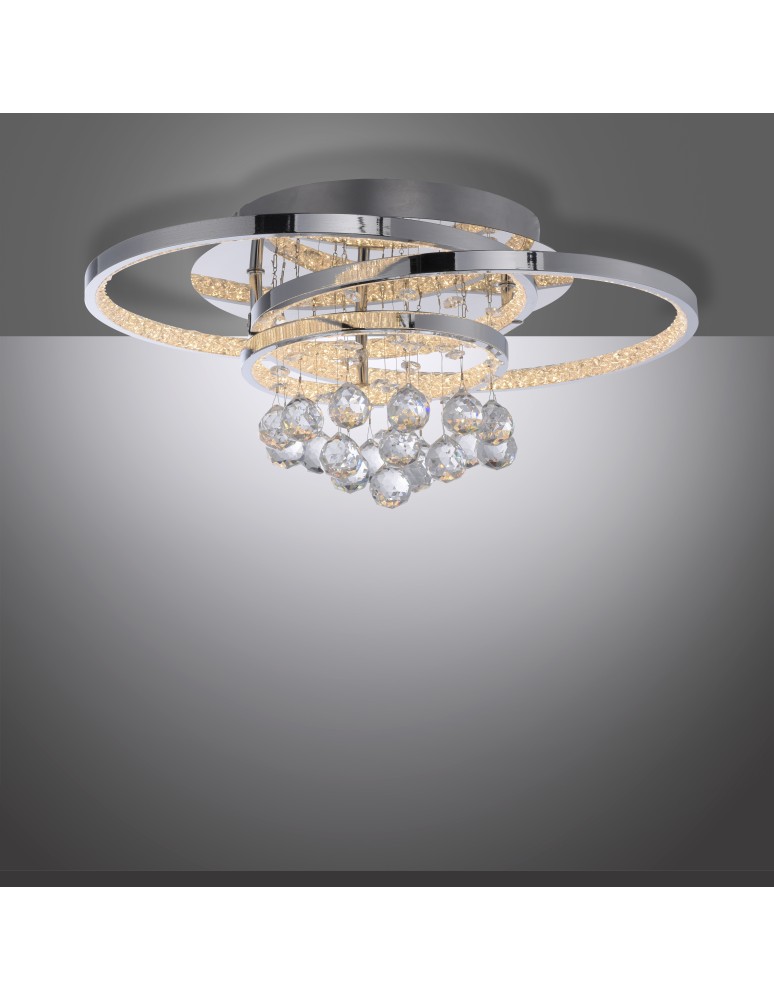 Paul Neuhaus Rotazo Lampa Sufitowa Chrom 6267-17