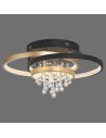 View Paul Neuhaus Rotazo Lampa Sufitowa Czarny/Mosiądz 6267-68